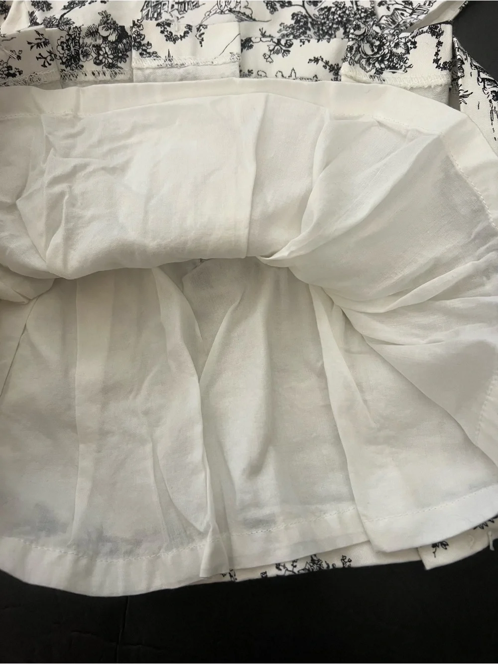 18-24m Janie and Jack Black & White Toile Dress with Matching Diaper Cover